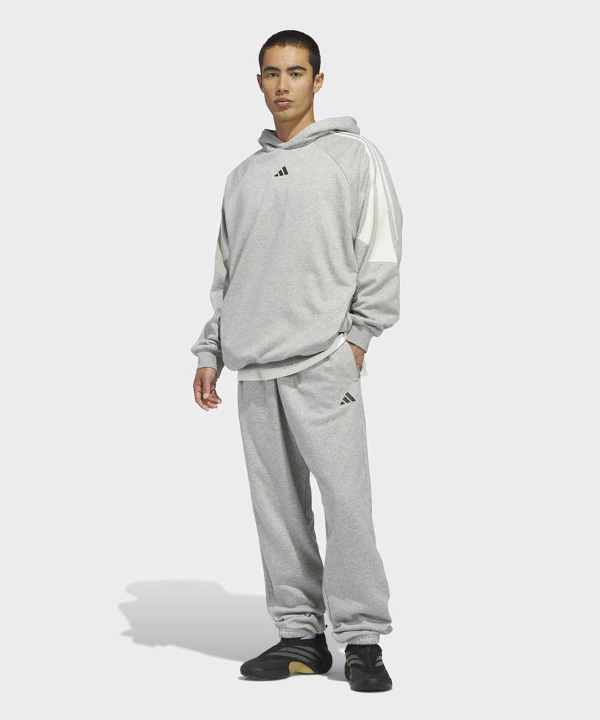 ADIDAS Basketball Fleece Joggers - Medium Gray Header / Kb7551