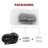 UNI-SHINE Waterproof Wire Harness Sockets Kit Relay Led Light Bar Wires Relay Connector Switch Led Work Light for ATV Truck SUV