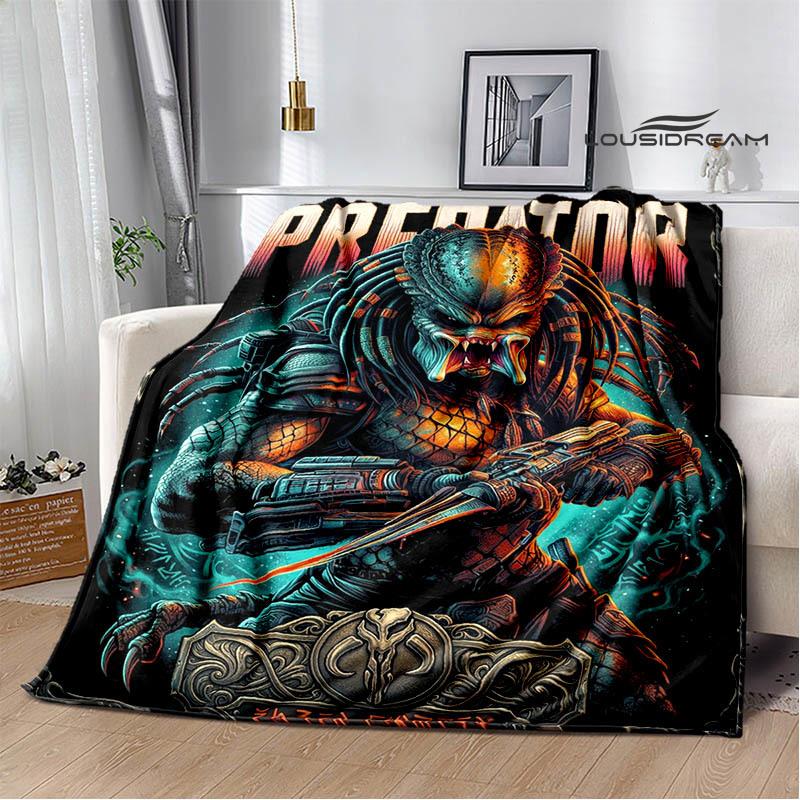 AVP Alien Vs Predator Blanket Picnic Blanket Warm Blankets Outdoor Blanket Home Bed Linings Blankets for Beds Birthday Gift