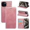 Apple iPhone 16/15 Plus/14 Pro Max Leather Magnetic Wallet Case with Card Slot