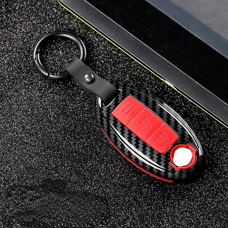 Auto-Fernschlüsseletui für Nissan Rogue XTrail T32 T31 Qashqai J11 J10 Kicks Tiida Pathfinder Murano Juke Versa Note Infiniti