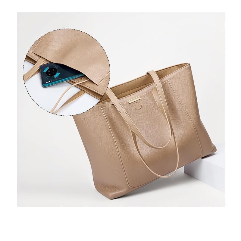 Large Women's Genuine Leather Sling Bags Ladies Shoulder Bag Top Grade Tote Shopper Commuter Bag Luxury Designer Handbags For Women