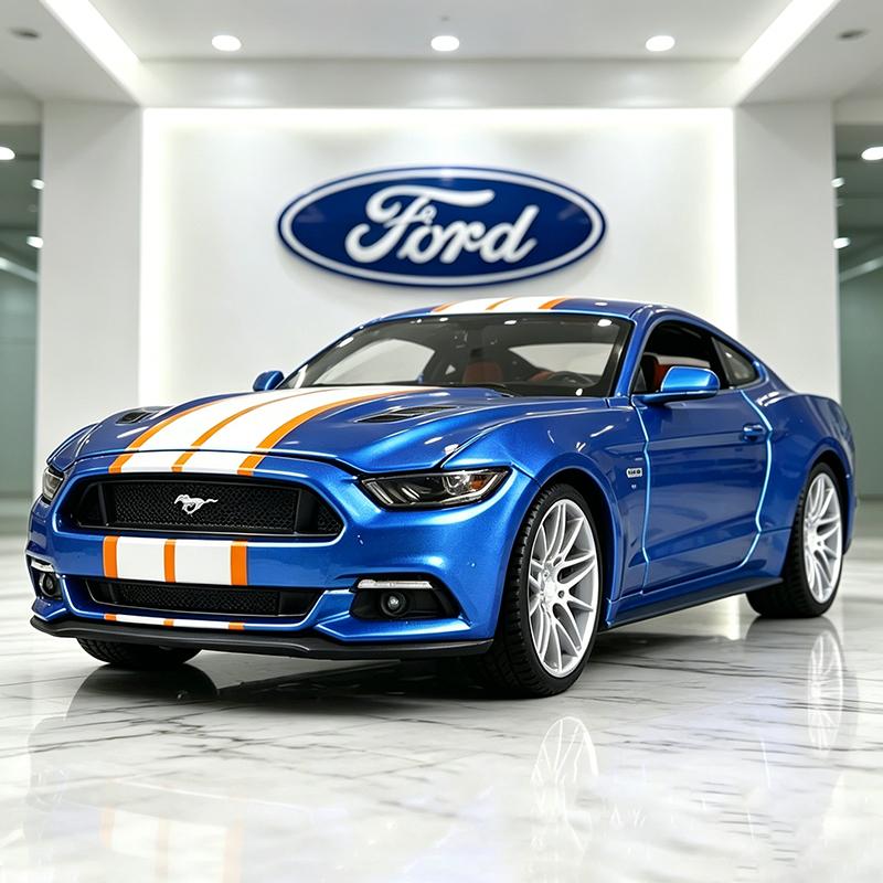 

Maisto 1:24 Ford Mustang GT 2015 Modified Alloy Car Diecasts & Toy Vehicles Car Model Miniature Scale Model Car Toy For Children синий