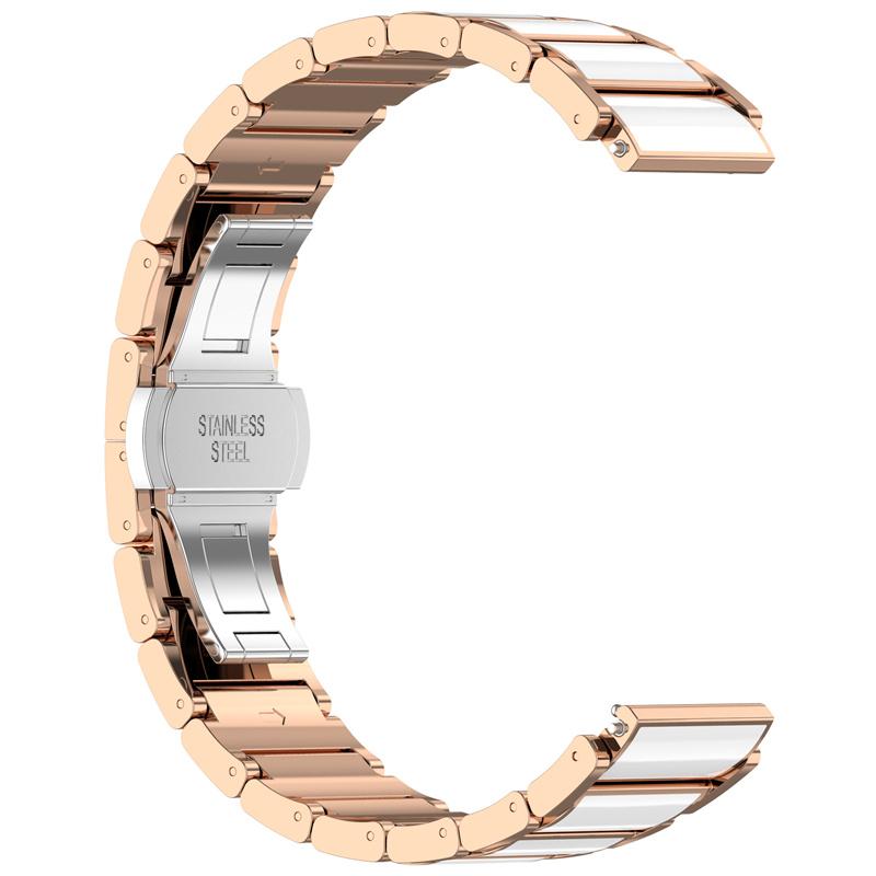 18mm keramický řemínek pro Huawei Watch GT5/4 41mm/GT5 Pro 42mm dámský náramek pásek pro Huawei Watch GT5 GT4 kovový řemínek