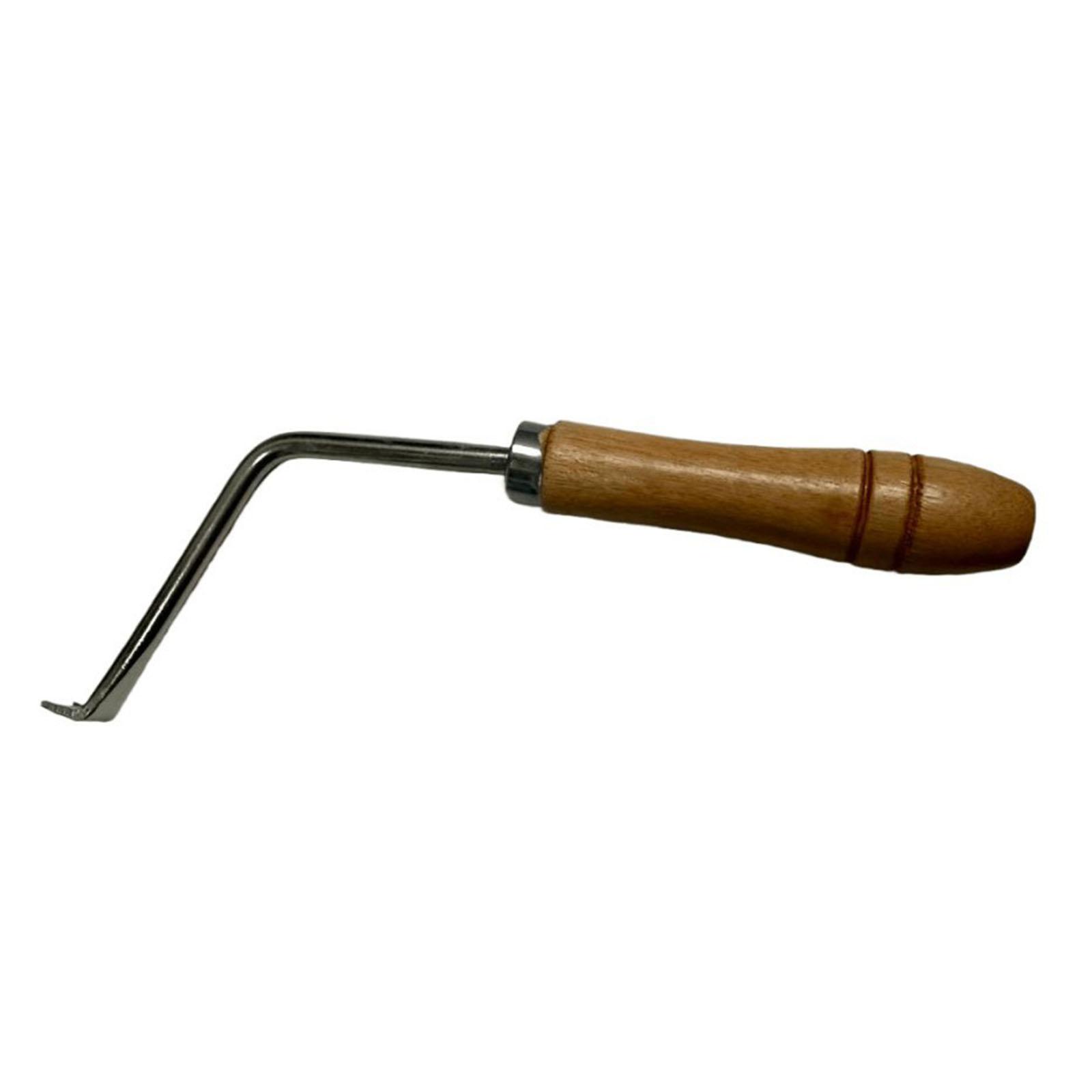 Multipurpose Maintenance Piano String Lifter and Spacer Tool Wood Handle String Lifting Hook Piano Tuning Trimming Tool 1