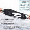 Stretch Rubber Ice Snow Traction Cleats Non-slip Winter Walking Boots Cleats  Outdoor Activities