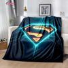 New Arrive Classic Superman Logo Blanket Sofa Bed Cover Four Season Soft Fluffy Quilt Blanket Flannel Throw Outdoor Leisure Nap
