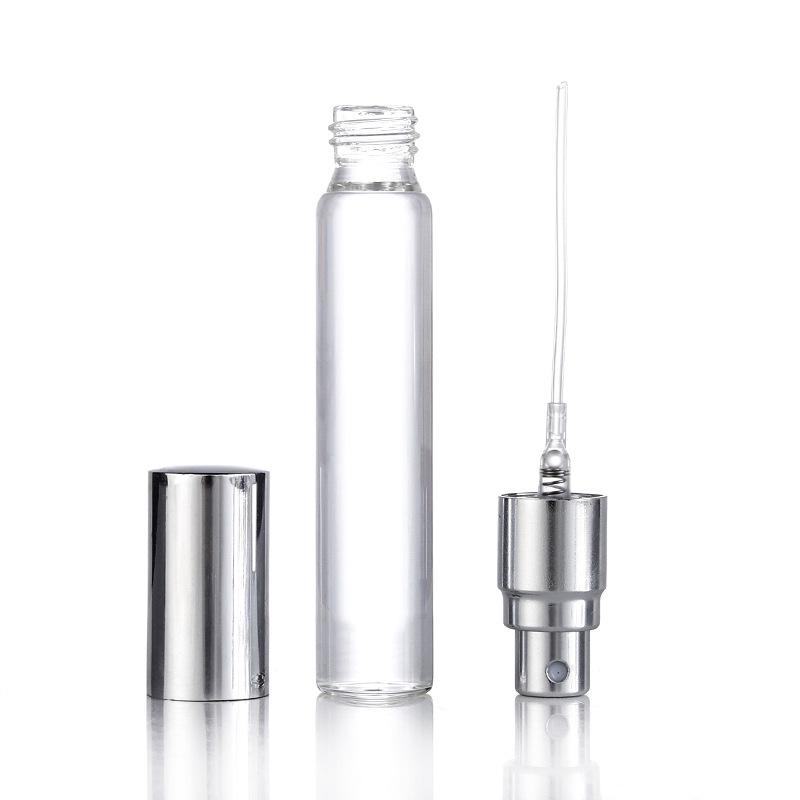 10ml Transparent Glass Spray Bottle for Perfume or Sunscreen