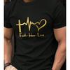 T-shirt Stampata con Nuovo Motivo Estivo Adatta Sia a Uomini Che a Donne Realizzata in Puro Cotone T-shirt alla Moda e Versatile