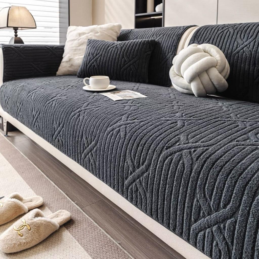 1pcs Simple Modern Sofa Mat Wear-resistant Durable Living Room Backrest Cover Anti-Slip Washable Soft Couch Cushion Home Decor