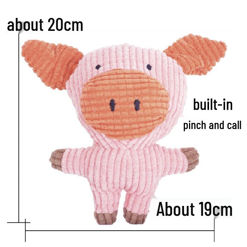 Sleepy Duck Dog Plush - Bite-Resistant Molar Toy for Medium Dogs, Self-Play & Boredom Relief with Sound