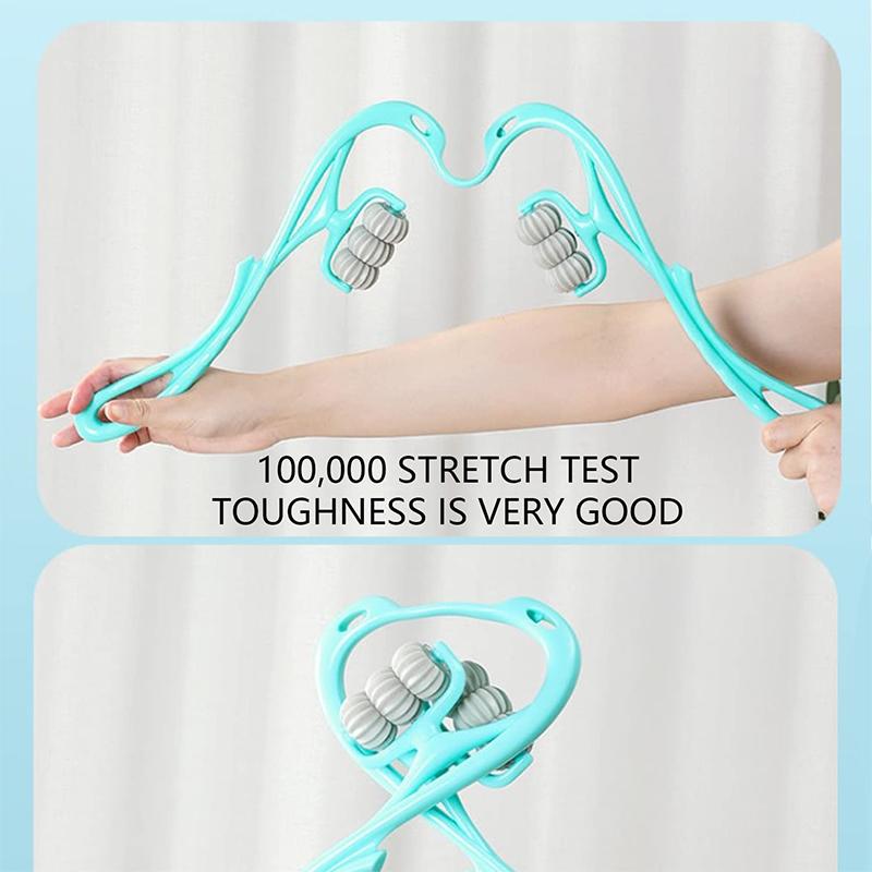 Neck Massager Roller Handheld Massager With Upgrade 6 Balls Massage Point Shoulder Massager Neck Pain Relief Massager For Dee