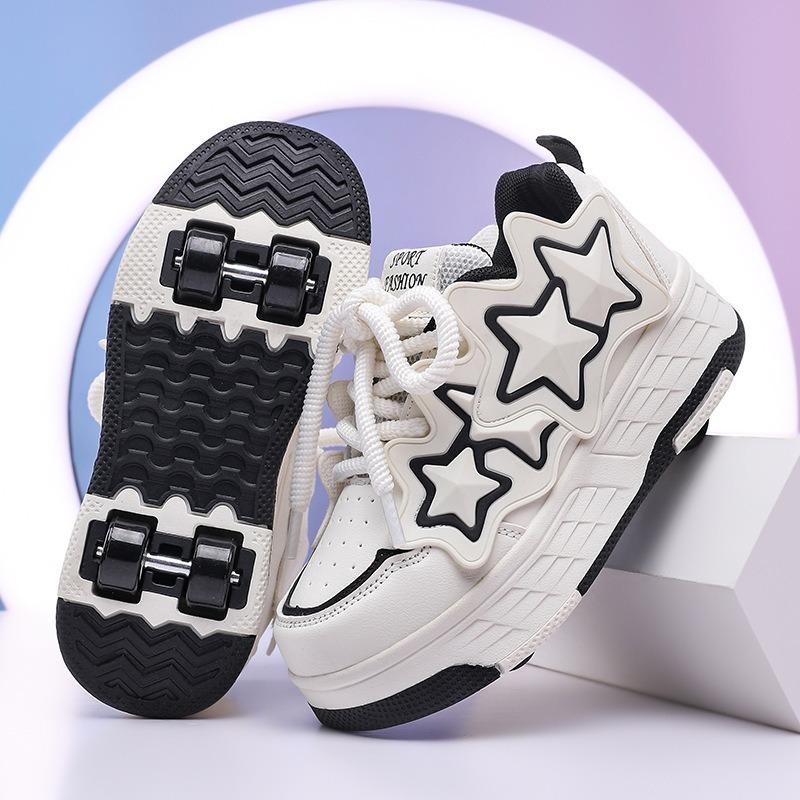 Schüler-Ausreißer-Schuhe Vierrad-Kinder-Rollschuhe Herren- und Damen-Abnehmbare Rollschuhe