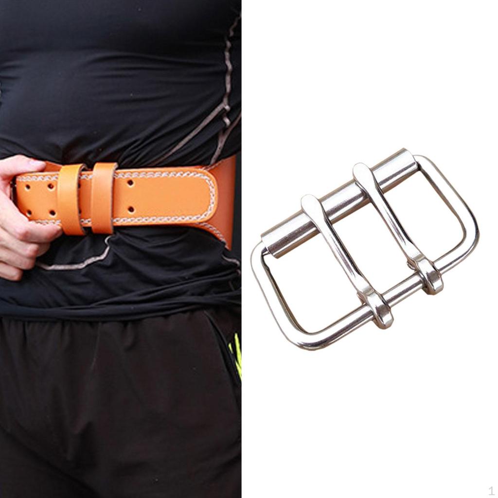 Bältesspänne Gymtillbehör Ersätt Universell Casual Mode Ersättning Rostfritt Stål Dubbelt Spjut