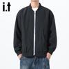 Izzue Men's Streetwear Baseball Collar Jacket
