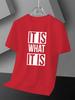 Men's Graphic Tee - Casual Crew Neck, Short Sleeve T-Shirt with Stretch Fabric, Machine Washable -Leisure Style