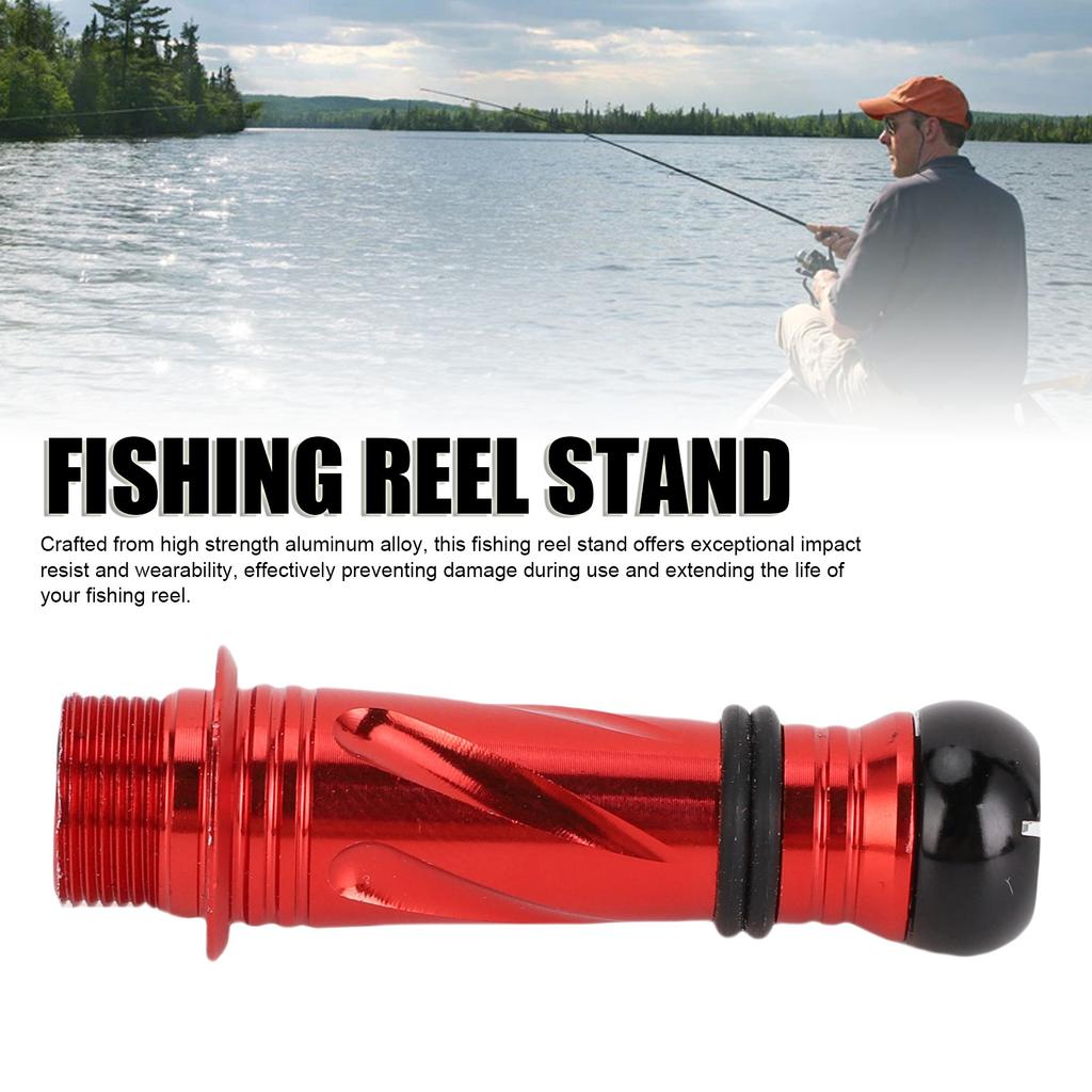 Fishing Reel Stand Anti Collision Aluminum Alloy Fishing Reel Balance Arm for Spinning Reel Red