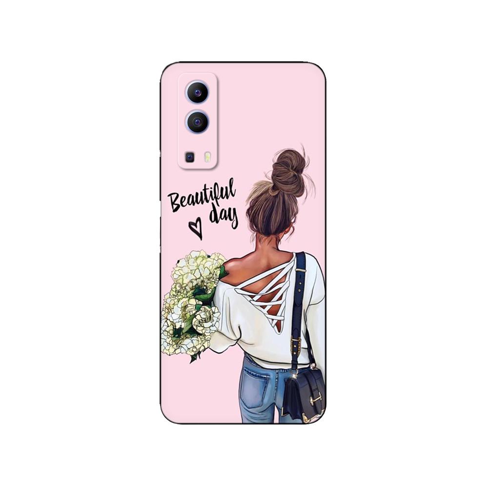 Dla vivo Y72 5G etui z miękkiego silikonu tylna pokrywa dla vivo Y72 5G V2041 etui na telefony vivoY72 Y 72 5G etui odporne na wstrząsy czarne etui tpu