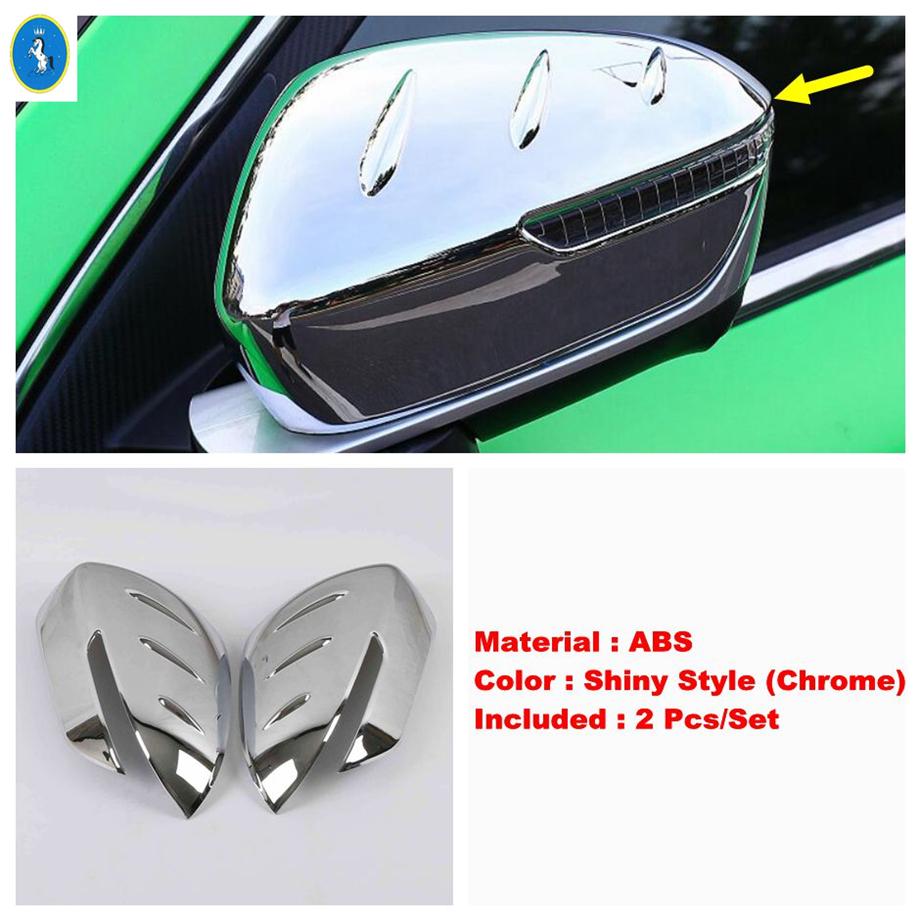 Хром / Карбон Декоративная Накладка на Корпус Зеркала Заднего Вида Снаружи Двери Автомобиля Для Geely Atlas Pro Azkarra Chrome