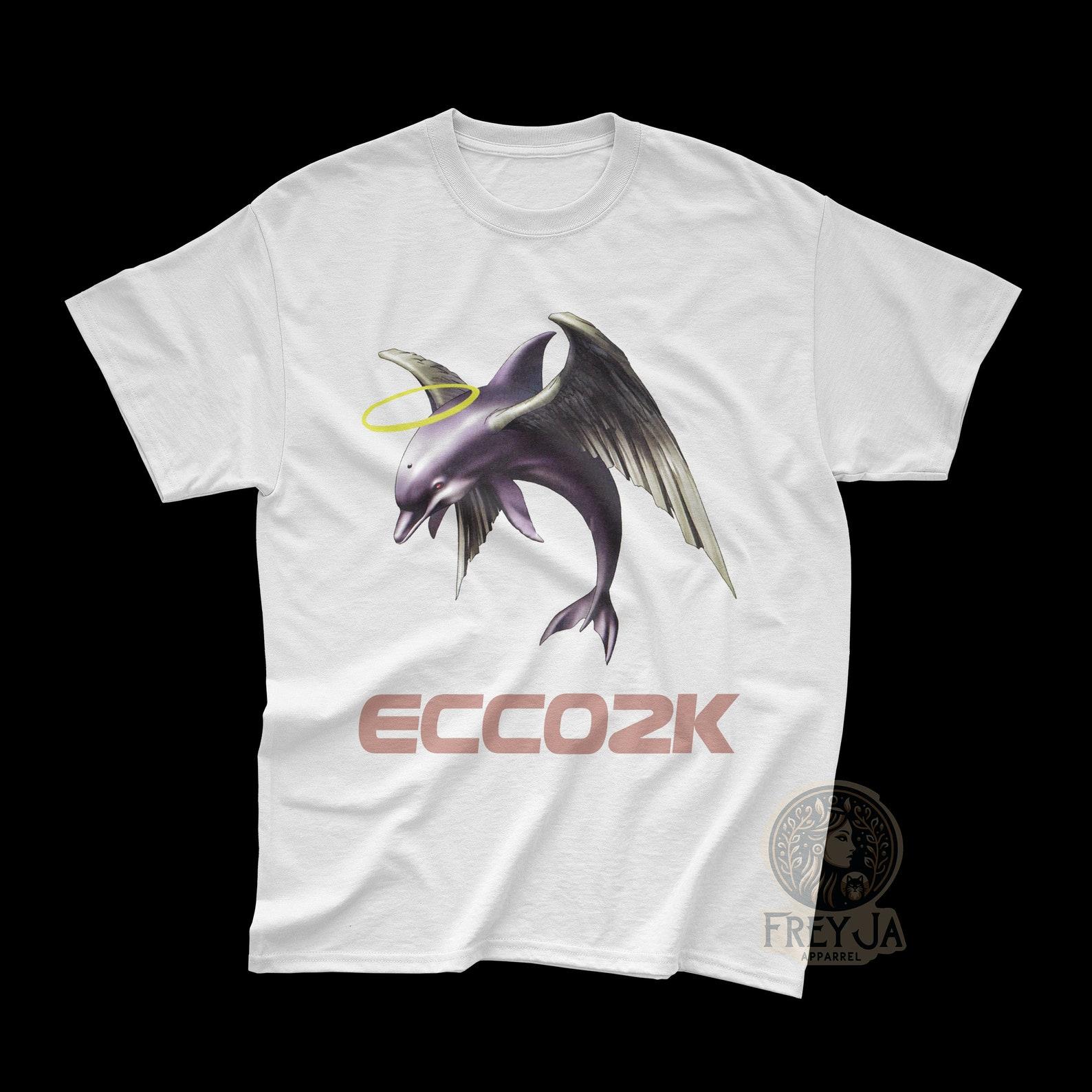 Ecco2k Exclusive T-Shirt - Drain Gang Merch - Bladee Shirt - Thaiboy Digital Tee - Whitearmor - Music Apparel Gift M
