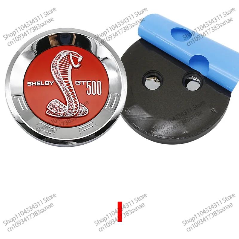 Car Sticker Ford 1Pcs Car Tail Emblem Trunk Badge Sticker GT logo For Ford Mustang 5.0 ROUSH SHELBY GT 500 Cobra LAGUNA SECA Tai