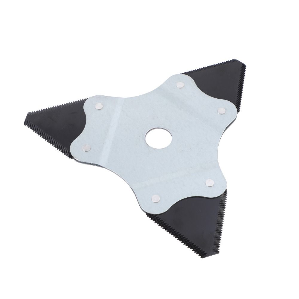 Manganese Steel Quenched Triangular Blades Dual-use Double-sided Blades  Lawn Mowing