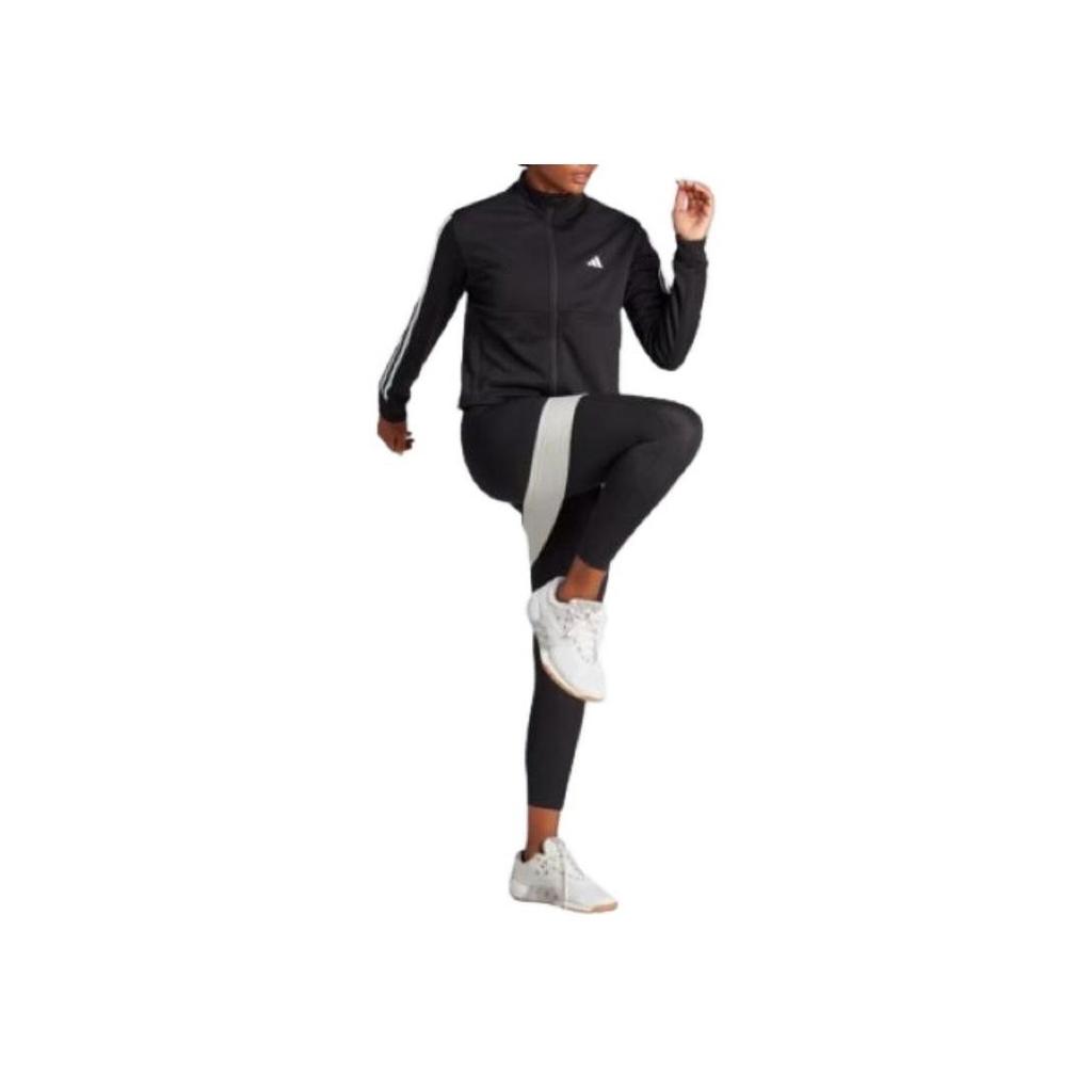 adidas Women's Tr-es 3s Training Jacket Black HZ5615