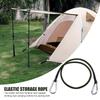 Outdoor Camping Tent Binding Rope Elastic Cords Home Clothesline Fixed Strap Luggage Binding Strap for Baggage Firewood