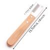 Pet Hair Removal Knife Professional Dog Comb Stainless Wooden Handle Stripping Knife Pet Hair Remover Grooming Brushes