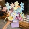 Kit de bouquet de fleurs avec attache torsadée fait main - Cadeau DIY pour enseignants et amis