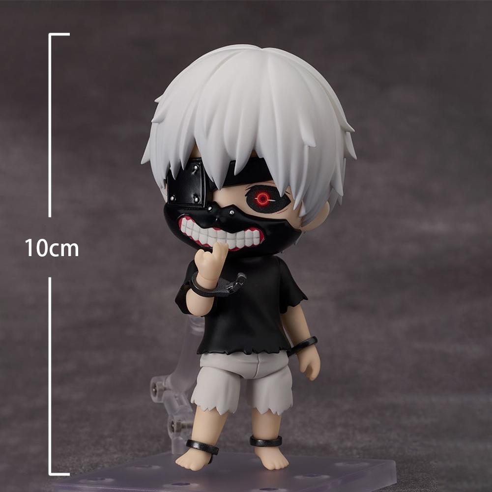 

Tokyo Ghost Anime Figure Kaneki Ken Action Figure Cute Q-version figurine Statue Kaneki Ken Figure Removable Model Ornament Toys 10CM