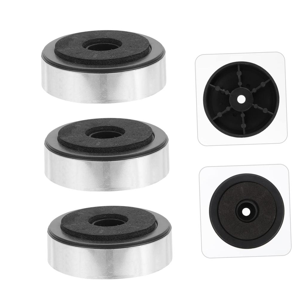 PRETYZOOM 12pcs Plastic Amplifier Isolation Feet for Desktop Speakers and Subwoofers Pads for Equipment Amplifier Isolation Base Pads - Anti-Vibration