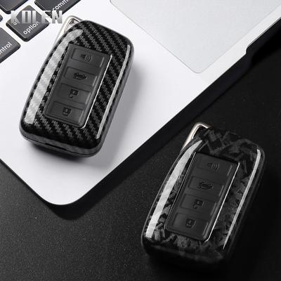 Abs Carbon Fiber Style Car Key Case Cover For Lexus Nx Is Rx Es Gx Lx Ls Ux Gs 200 260 300 350 Nx200 Nx300 Rx350 Es300