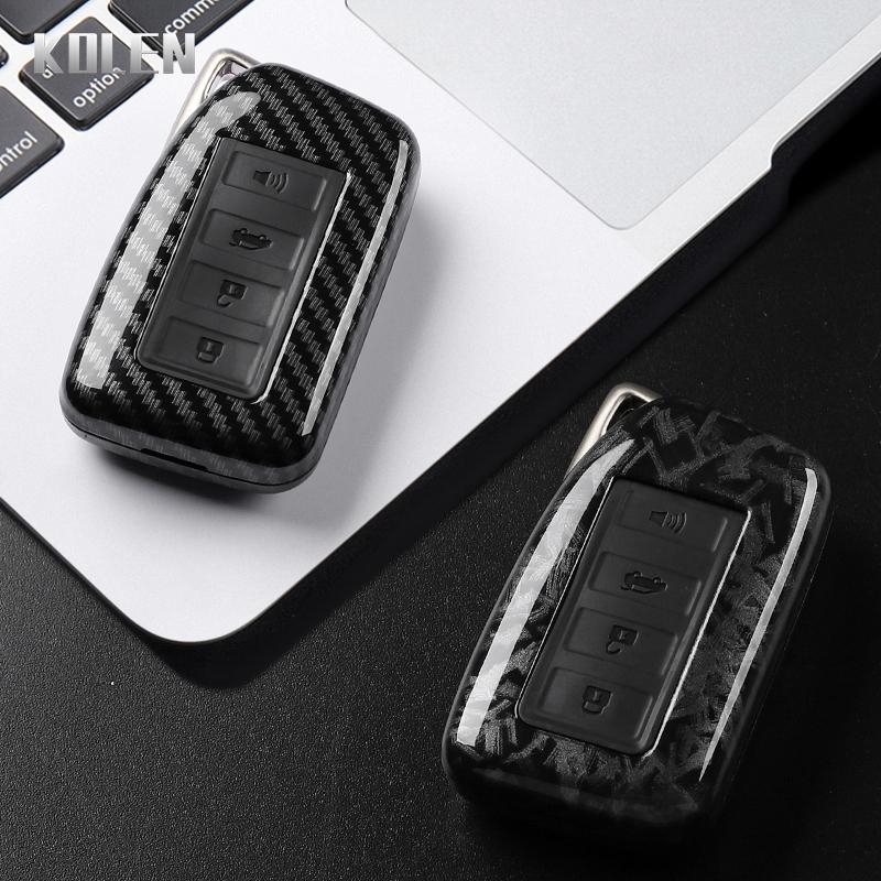 Abs Carbon Fiber Style Car Key Case Cover For Lexus Rx350 Nx300 Es300H Rx450H Gs300 Gx470 Is250 Es350 Lx570 Gx460 Nx300H Is300H
