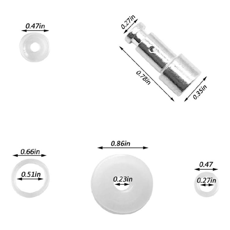 Durables Clear Silicone Gasket Floats and Sealing Set for Pressure Cooker