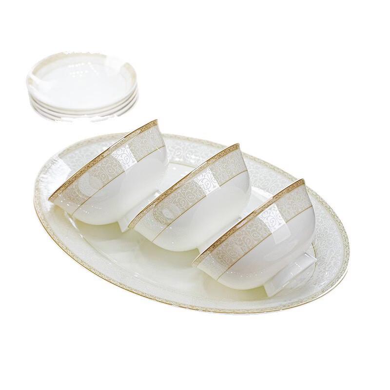 Chuangjingpin Europäisches Goldrand Knochenporzellan Geschirr