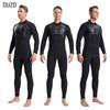 OUZO 3mm Diving Suit Men's Long-sleeved One-piece Thickened Warm Surfing Swimming Snorkeling