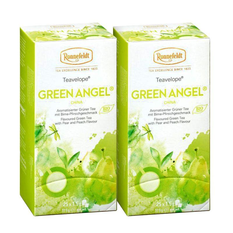 Ronnefeldt Green Angel Tea 25 Tea Bags x 2 Packs