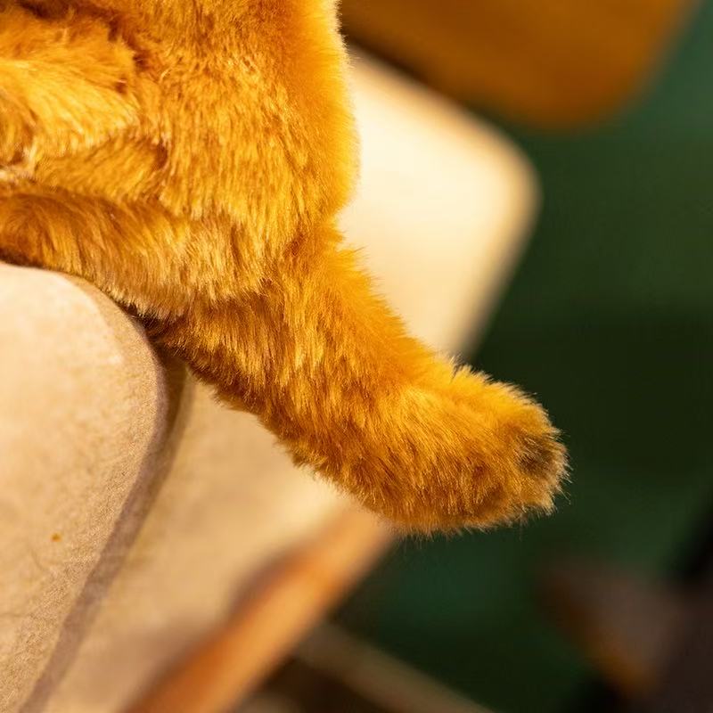 25cm Simulation New Sitting Fox Plush Toy Stuffed Plush Toy Figurine Cartoon Anime Cute Children's Birthday Gift Fun Doll