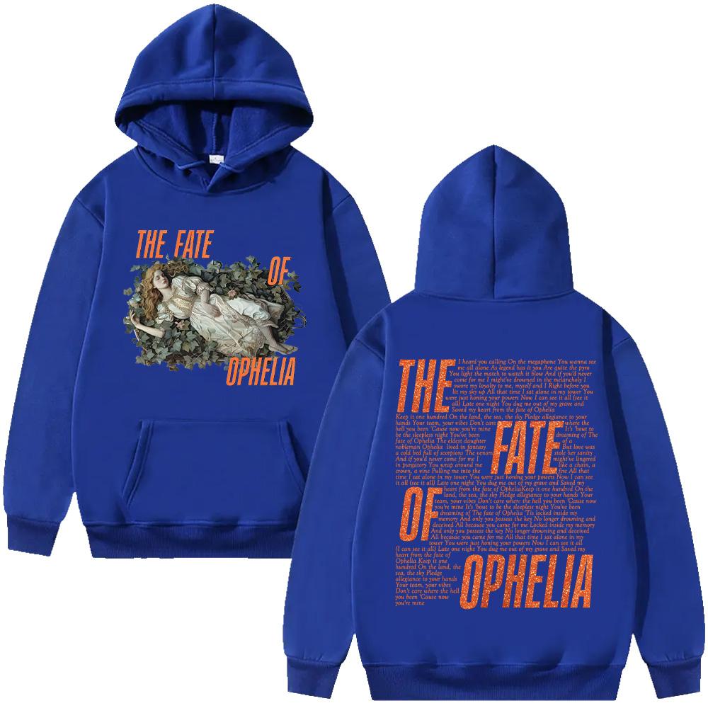 The Fate of Ophelia Lyrics Hoodie TS The Life of A Showgirl Album Graphic Clothes Women Men Fashion Retro Aesthetic Pullover Y2K