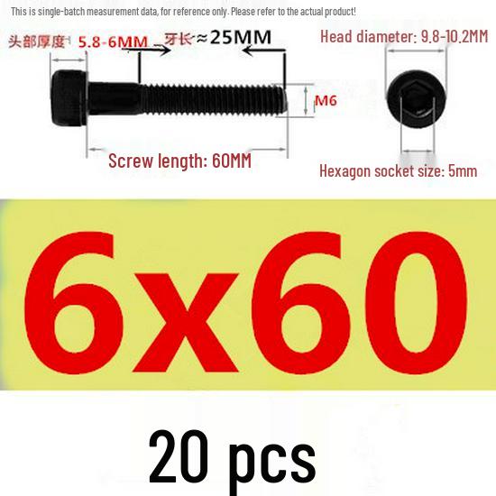 High-Strength Grade 12.9 Internal Hex Head Screws M1.4-M20