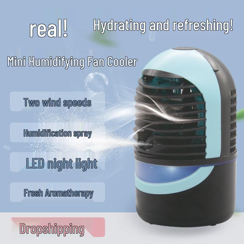 Desktop Bladeless Air Circulator Fan for Bedroom - Compact Cooling with Storm Power