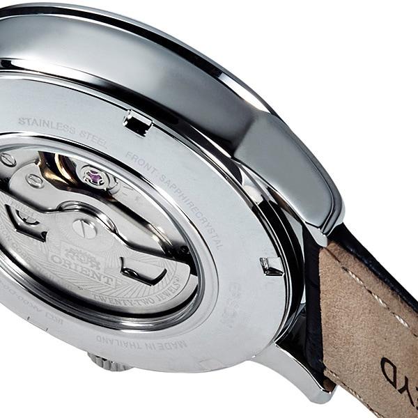 Orient Menn TRN-AK0005S (Orient Classic SOL&MÅNE) Rundklokke Svart Rustfri Multi-Hand Analog