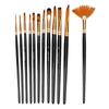 12PCS Comfortable grip Special Shape Paint Brushes  Handmade craft painting