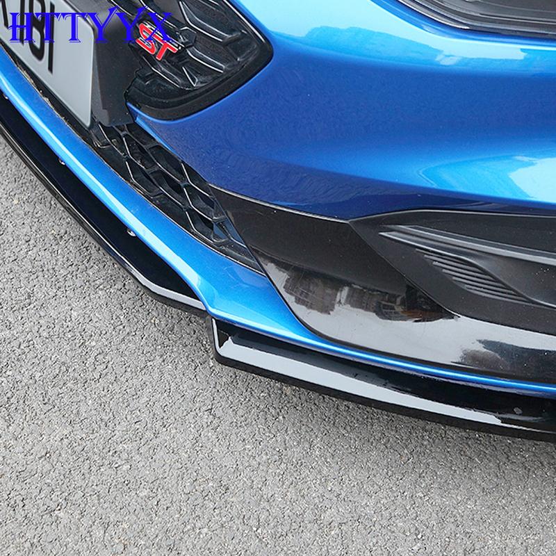 Fit For Ford Focus Mk4 ST ST-Line 2019 2020 2021 Car Front Bumper Splitter Lip Diffuser Body Kit Spoiler Guard