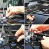 Black Aluminum Alloy Car Light Strip Bracket for Jeep Wrangler - 1 Set