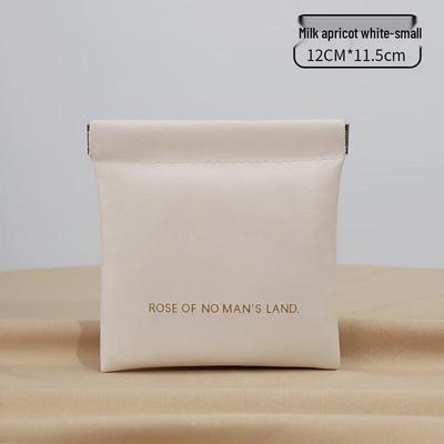 JINGRUIXIANG Mini PU Snap Closure Storage Pouch
