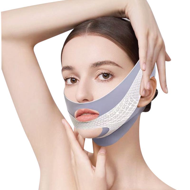 

V-Face Tightening & Lifting Facial Bandage for Double Chin & Nasolabial Folds - Anti-Gravity Sleep Essential