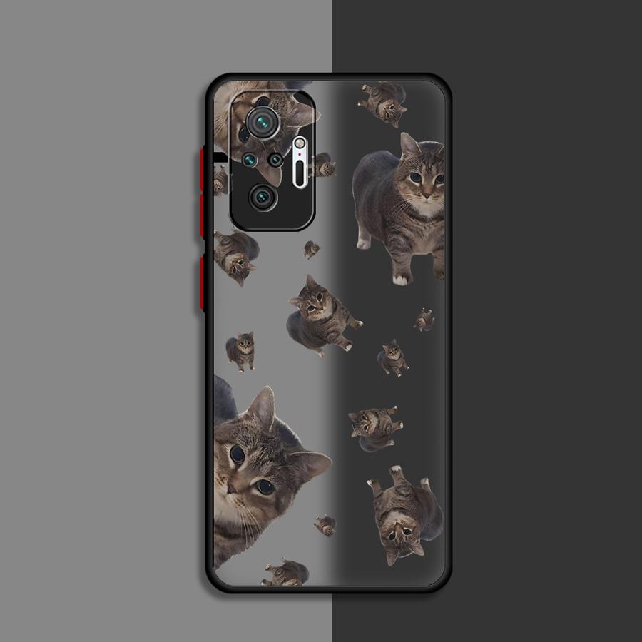 Hülle für Xiaomi Redmi Note 14 13 Pro Plus 11 13C 12 9S A4 14C 10 Funda Rückseite Handyhülle Süße Katzenkunst