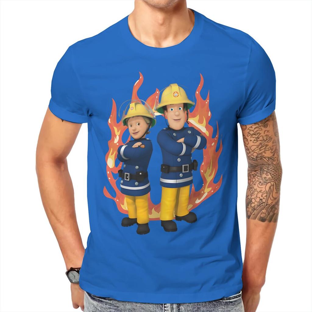 Fireunisex Sam Anime Wallace And Gromit Tshirt Graphic Unisex Tops Vintage Alternative Summer Cotton Clothes Harajuku T Shirt